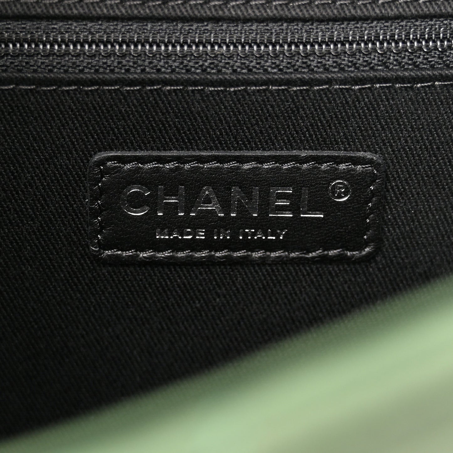 Washed Lambskin Quilted Maxi Take Away Flap Green