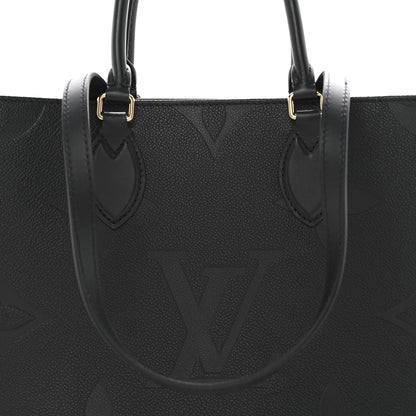 Louis Vuitton Empreinte Monogram Giant Onthego MM Black 7 of 11