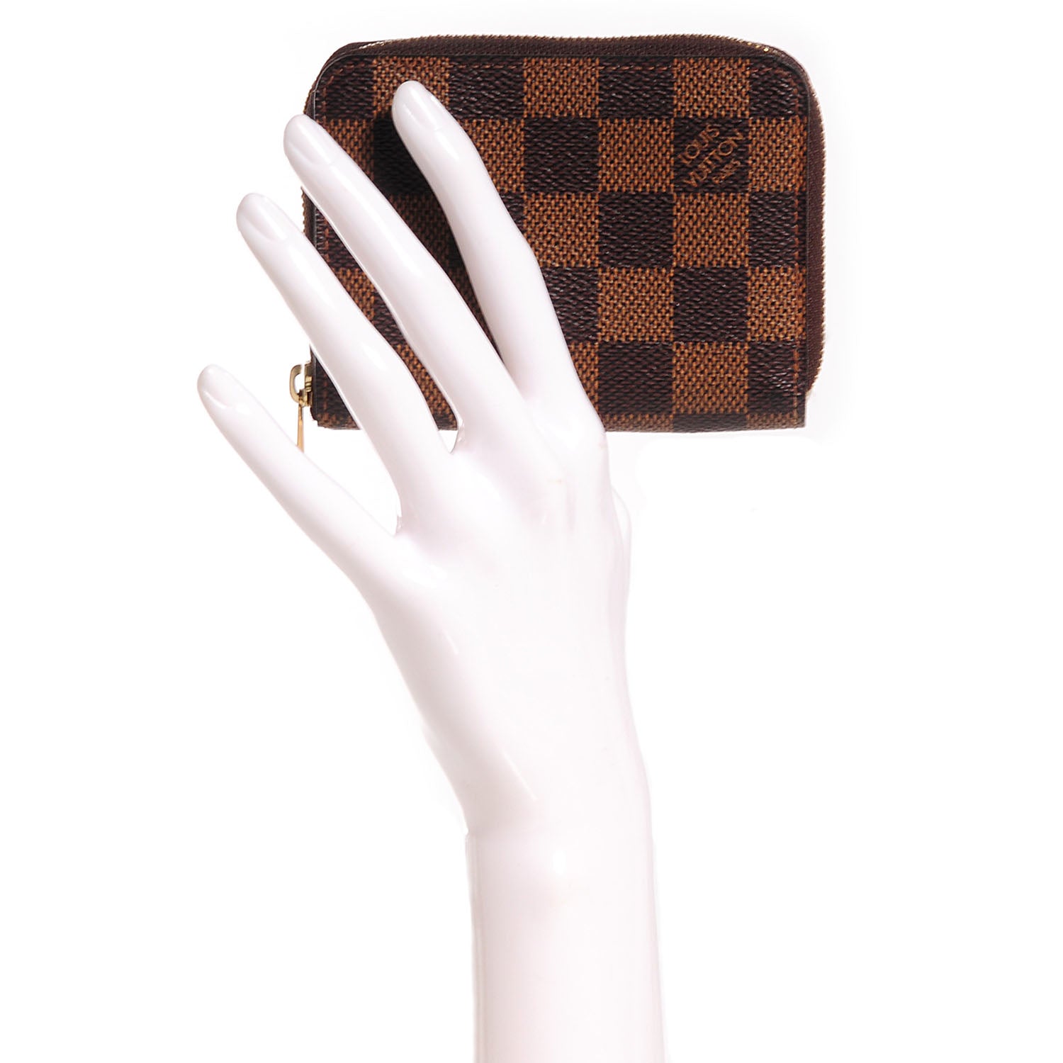 Louis Vuitton Damier Ebene Zippy Coin Purse 2 of 7