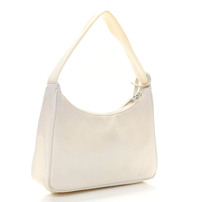 Prada Tessuto Nylon Mini Re-Edition 2000 Bag White 3 of 10