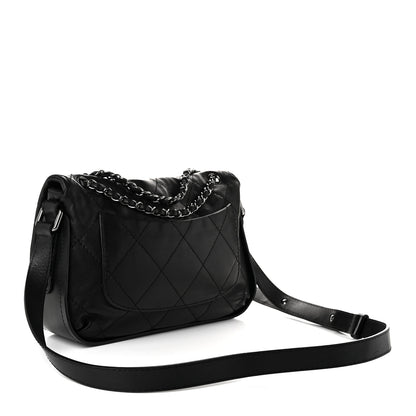 Chanel Calfskin Country Chic Cross Body Flap Black 3 of 10
