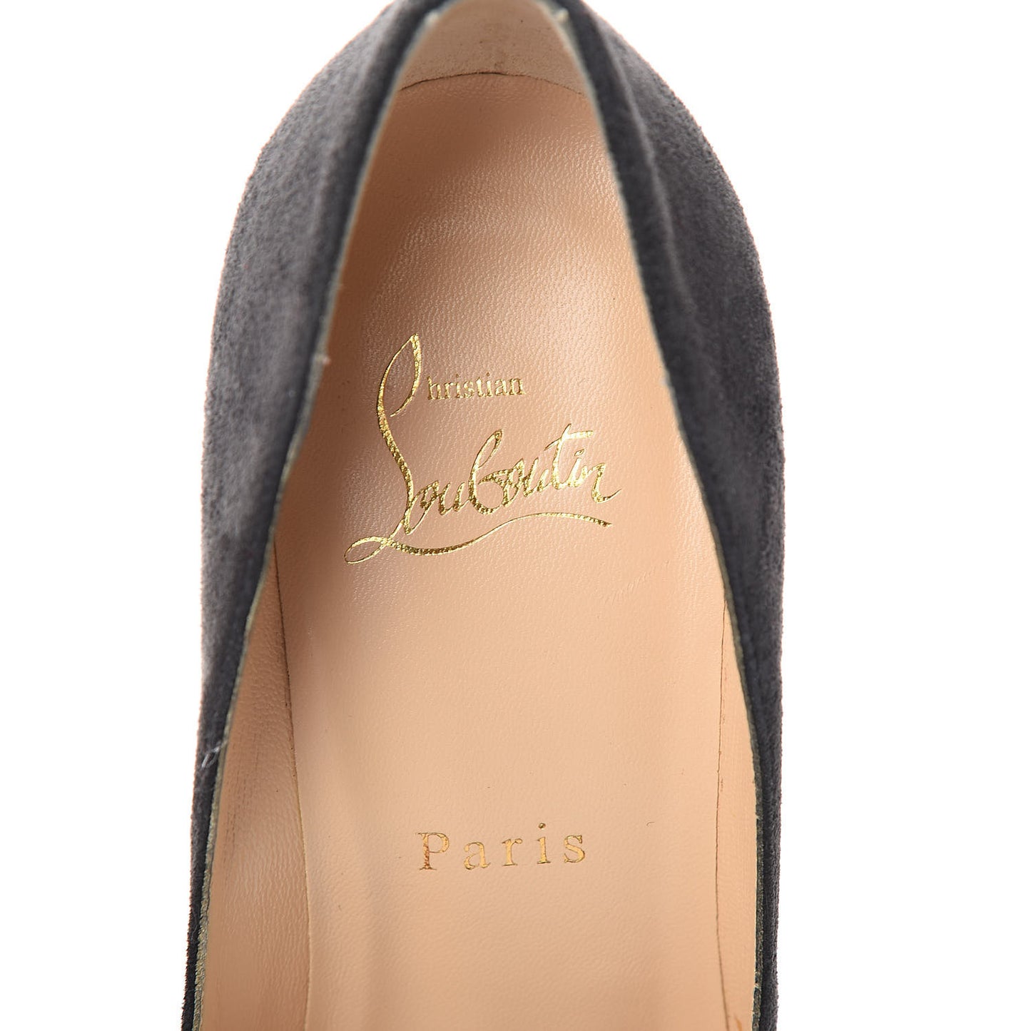 Veau Velours Pigalle Follies 100 Pumps 37 Charbon