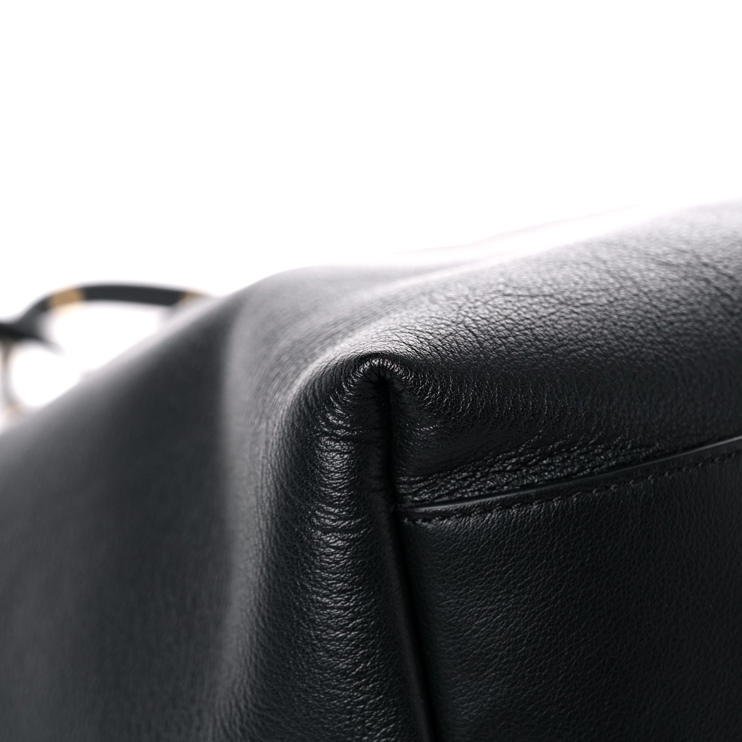 Calfskin Palazzo Tote Black