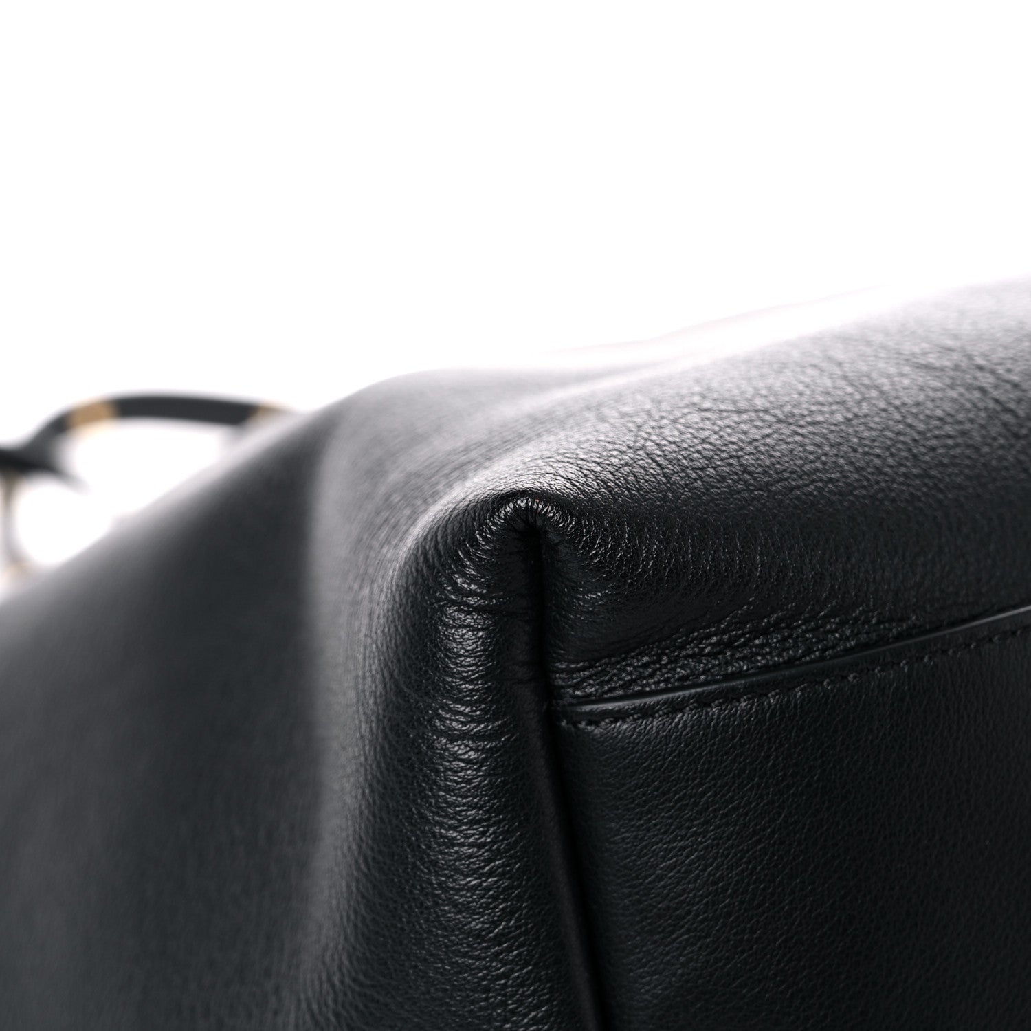 Versace Calfskin Palazzo Tote Black 9 of 13