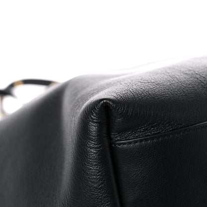 Versace Calfskin Palazzo Tote Black 9 of 13