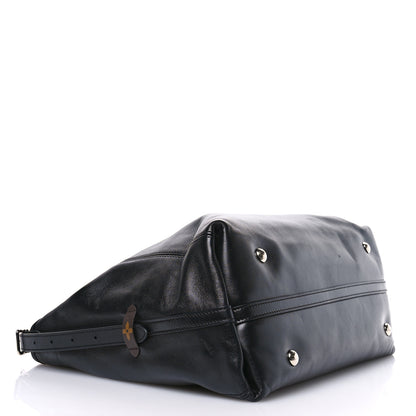 Louis Vuitton Lambskin CarryAll Vibe MM Black 5 of 10