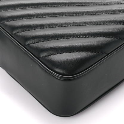 Saint Laurent Calfskin Matelasse Monogram Lou Camera Bag Black 9 of 10