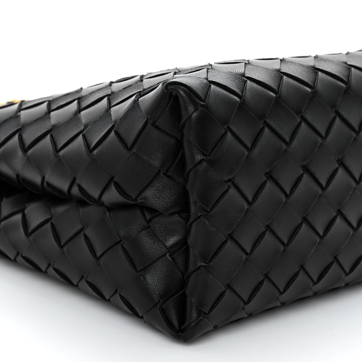 Bottega Veneta Nappa Intrecciato Small Andiamo With Chain Shoulder Bag Black 9 of 10