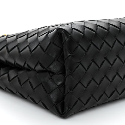 Bottega Veneta Nappa Intrecciato Small Andiamo With Chain Shoulder Bag Black 9 of 10