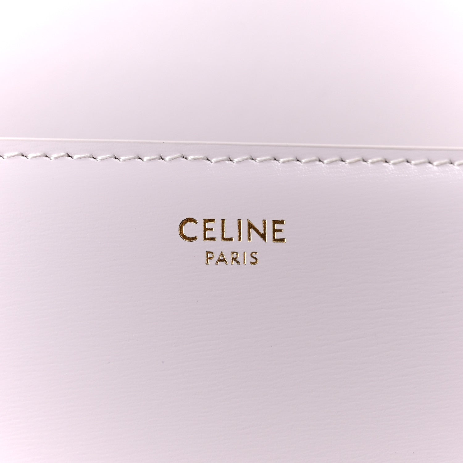 Celine Shiny Calfskin Teen Cuir Triomphe Poudre 6 of 10
