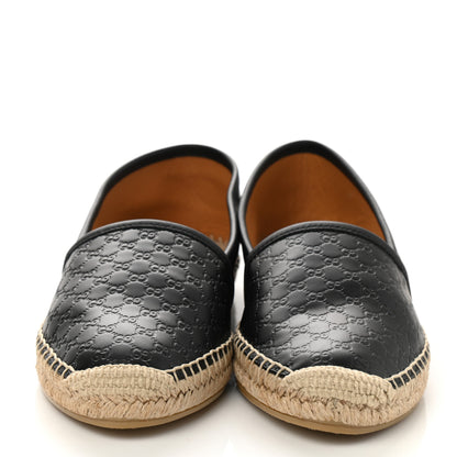 Gucci Microguccissima Signature Espadrilles 38 Black 2 of 10