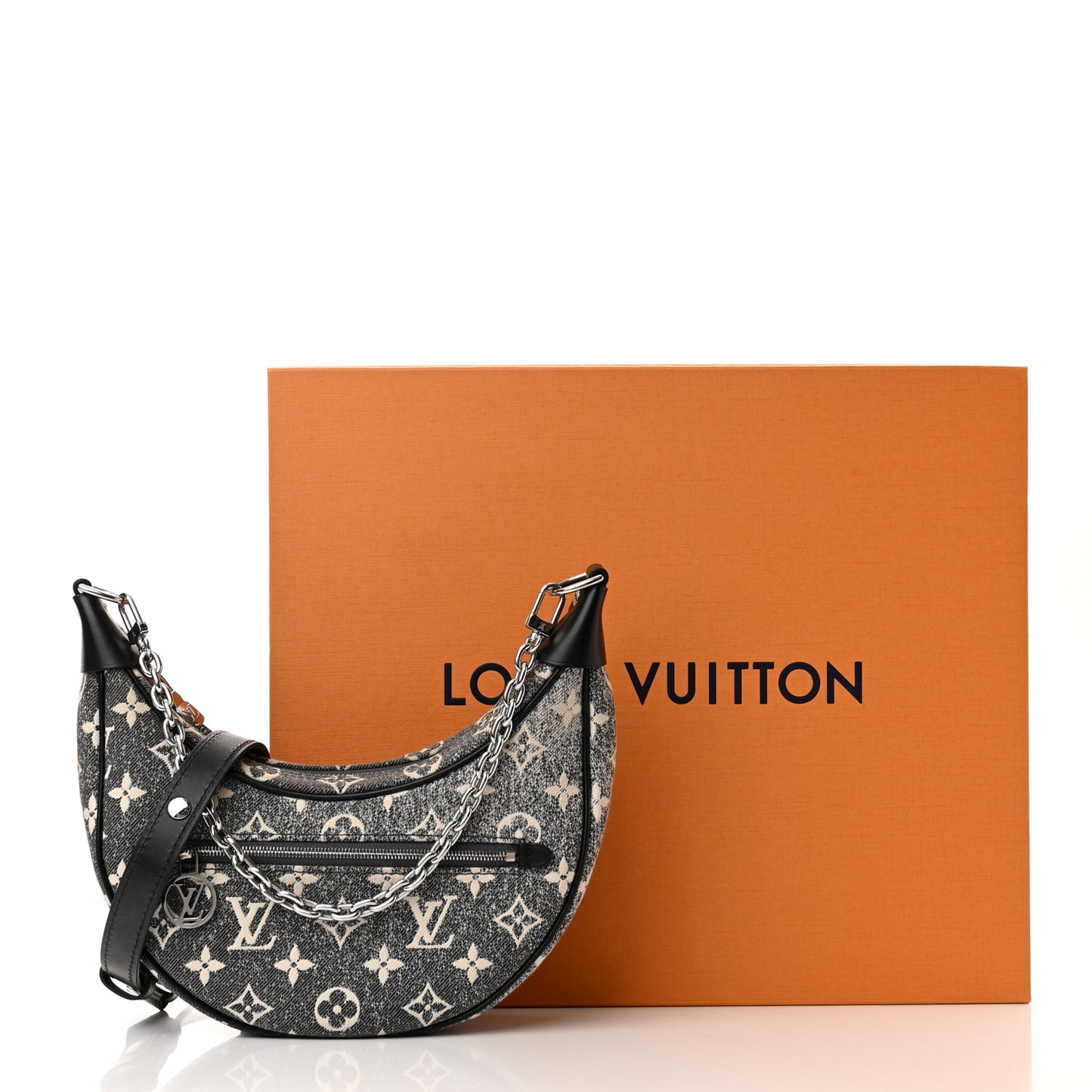 Monogram Jacquard Denim Loop Black