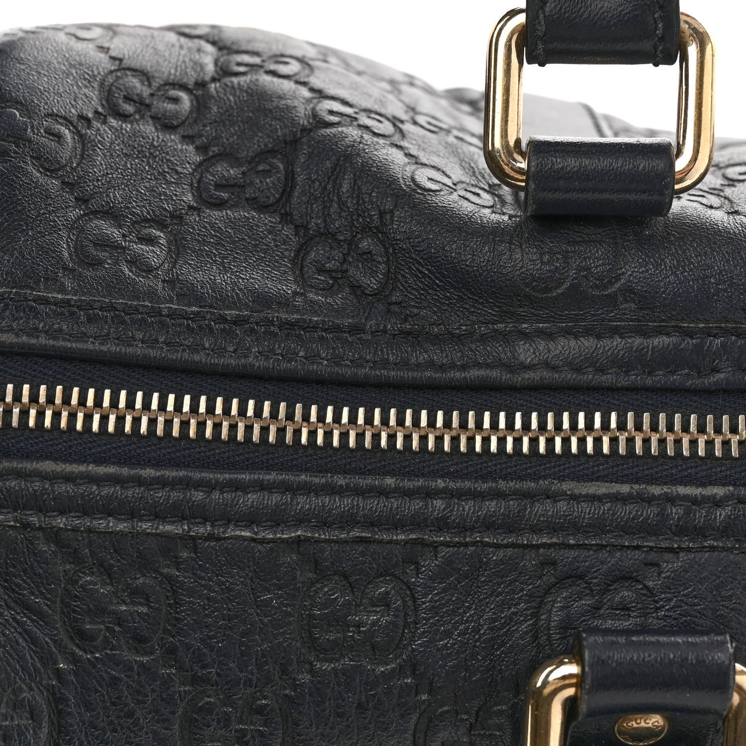 Gucci Guccissima Medium Joy Boston Navy 12 of 13