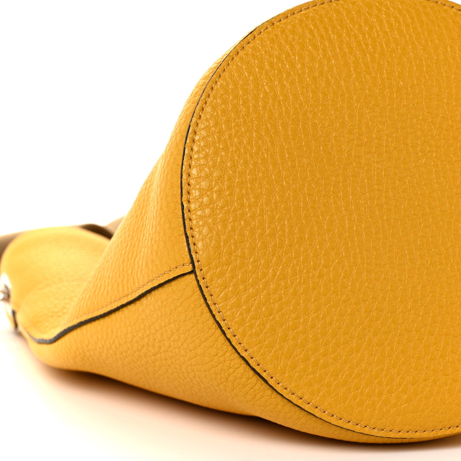Prada Vitello Daino Bucket Bag Mimosa 6 of 7