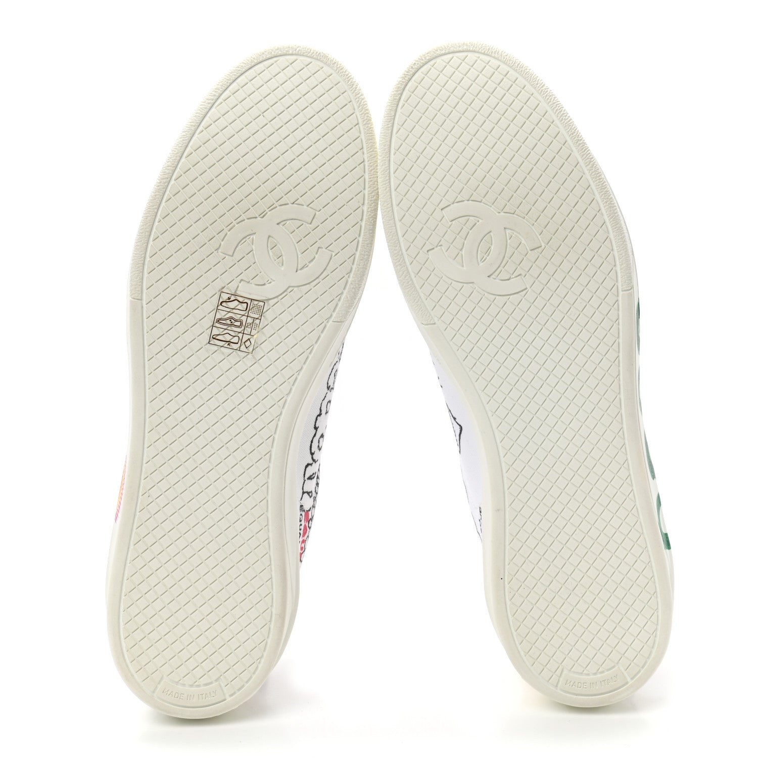Chanel X PHARRELL WILLIAMS Calfskin Womens Sneakers 38.5 White 5 of 8