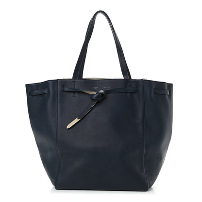 Celine Soft Grained Calfskin Medium Belt Cabas Phantom Deep Blue 1 of 12