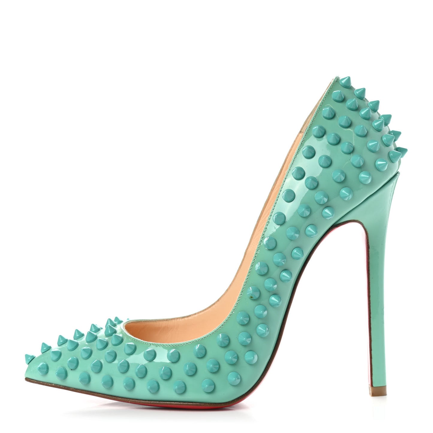 Patent Pigalle Spikes 120 Pumps 37.5 Aquamarine