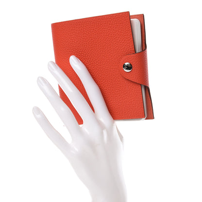 Hermes Togo Ulysse Mini Notebook Capucine 2 of 10