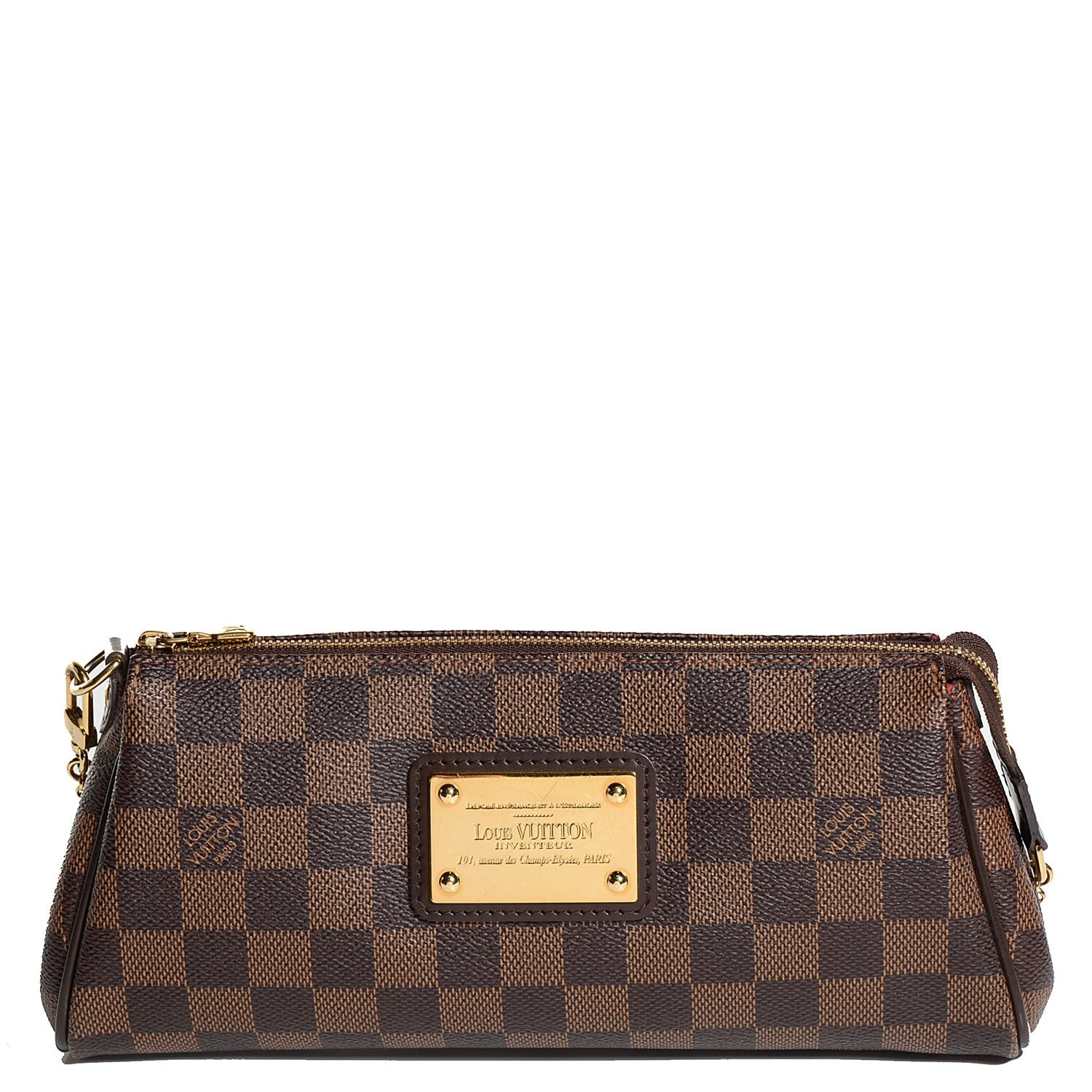 Louis Vuitton Damier Ebene Eva Clutch 1 of 7