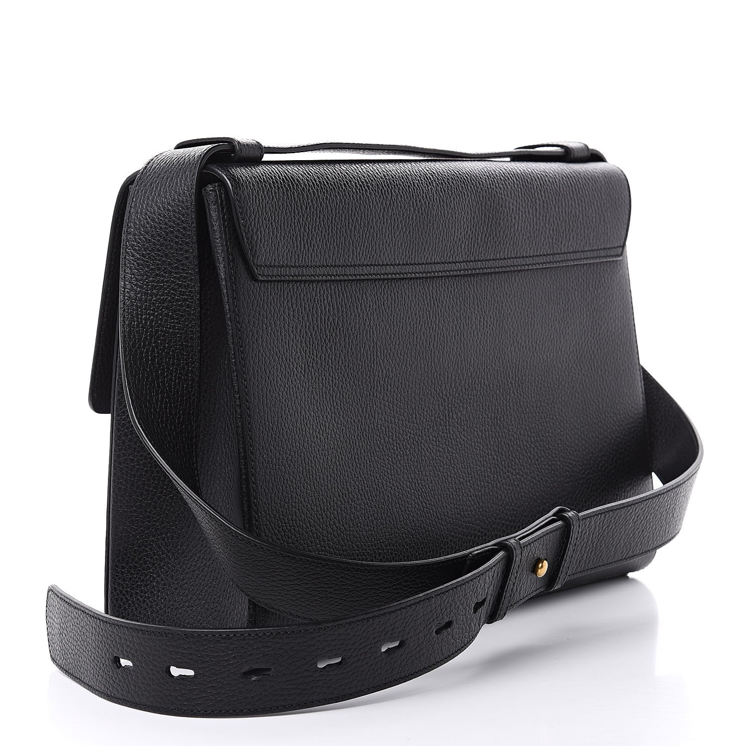 Gucci Calfskin GG Marmont Messenger Bag Black 3 of 10