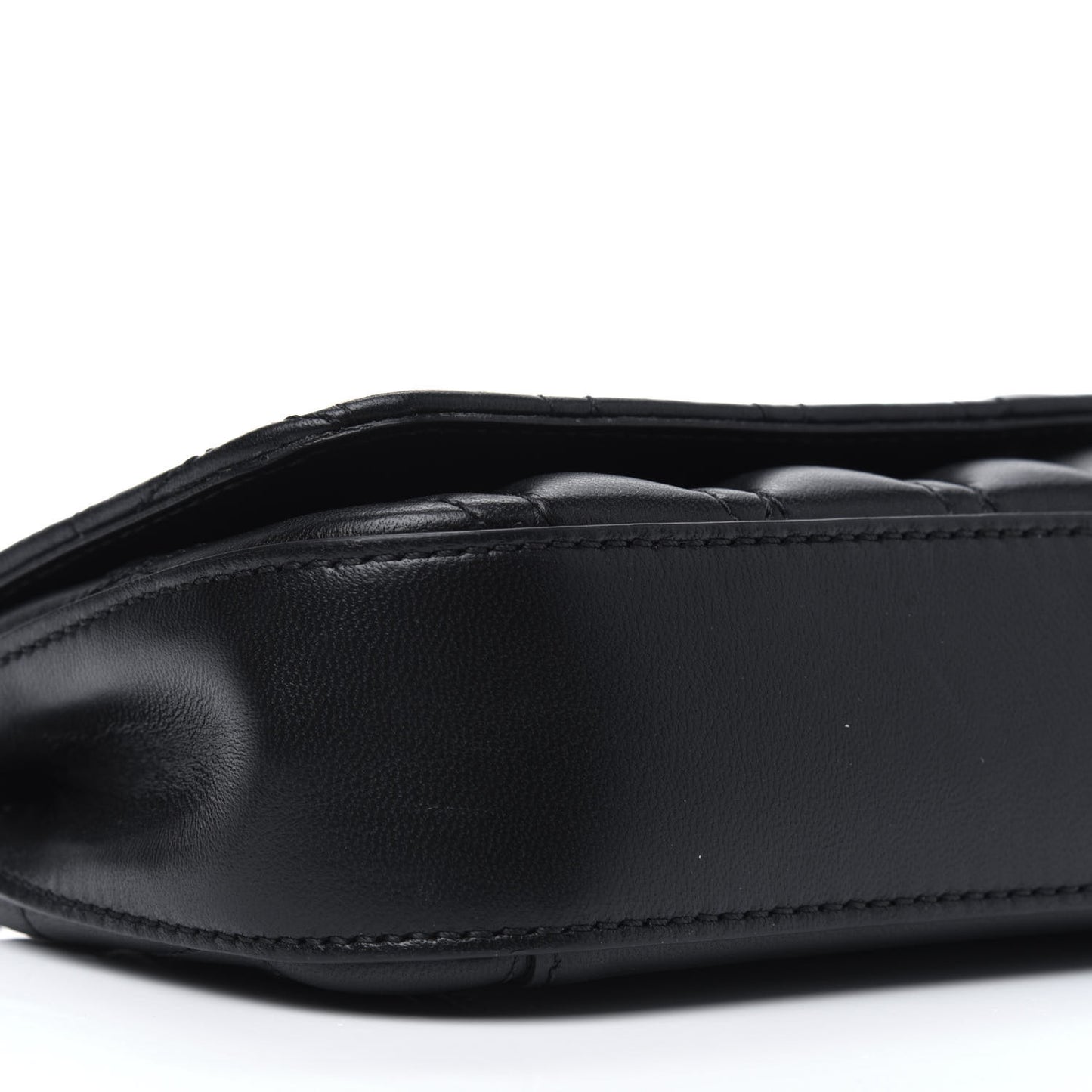 Nappa Quilted Virtus Evening Bag Black