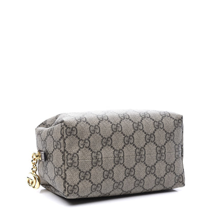 Gucci Soft GG Supreme Monogram Calfskin Medium Ophidia Cosmetic Case Beige Ebony New Acero 3 of 11