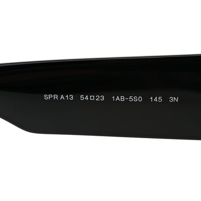 Prada Acetate Oval Sunglasses SPR A13 Black 5 of 7
