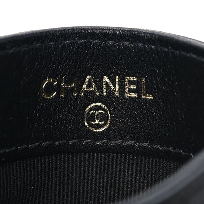 Chanel Caviar Quilted Crystal Card Holder Black 6 of 9