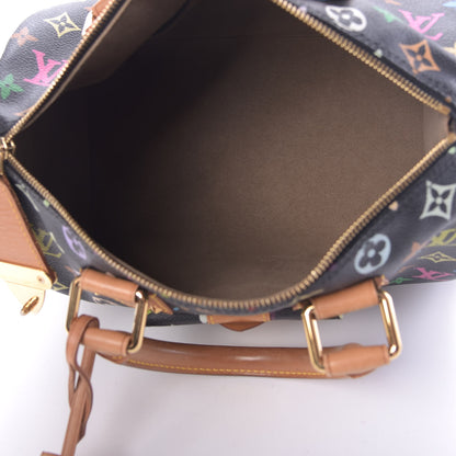 Louis Vuitton Monogram Multicolor Speedy 30 Black 5 of 15