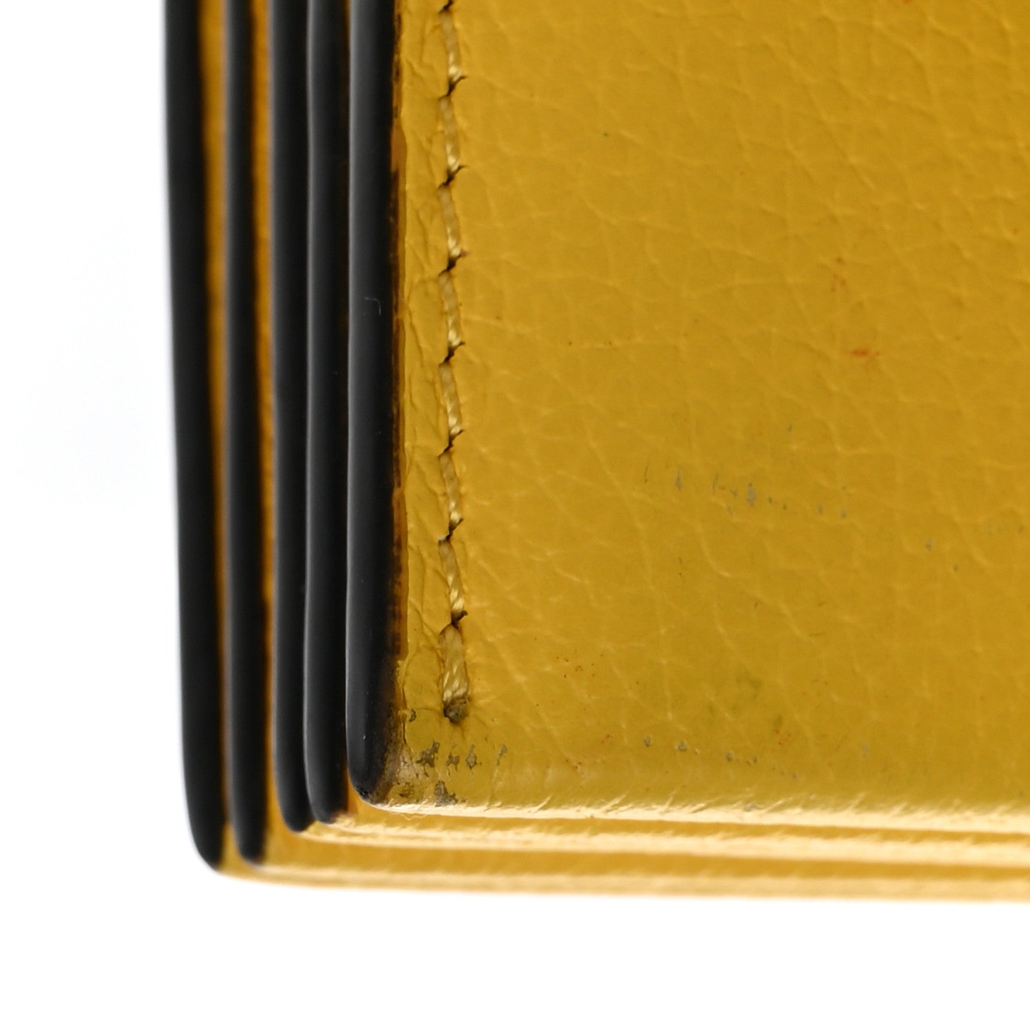 Versace Grained Calfskin Medusa Card Holder Yellow Purple 13 of 18