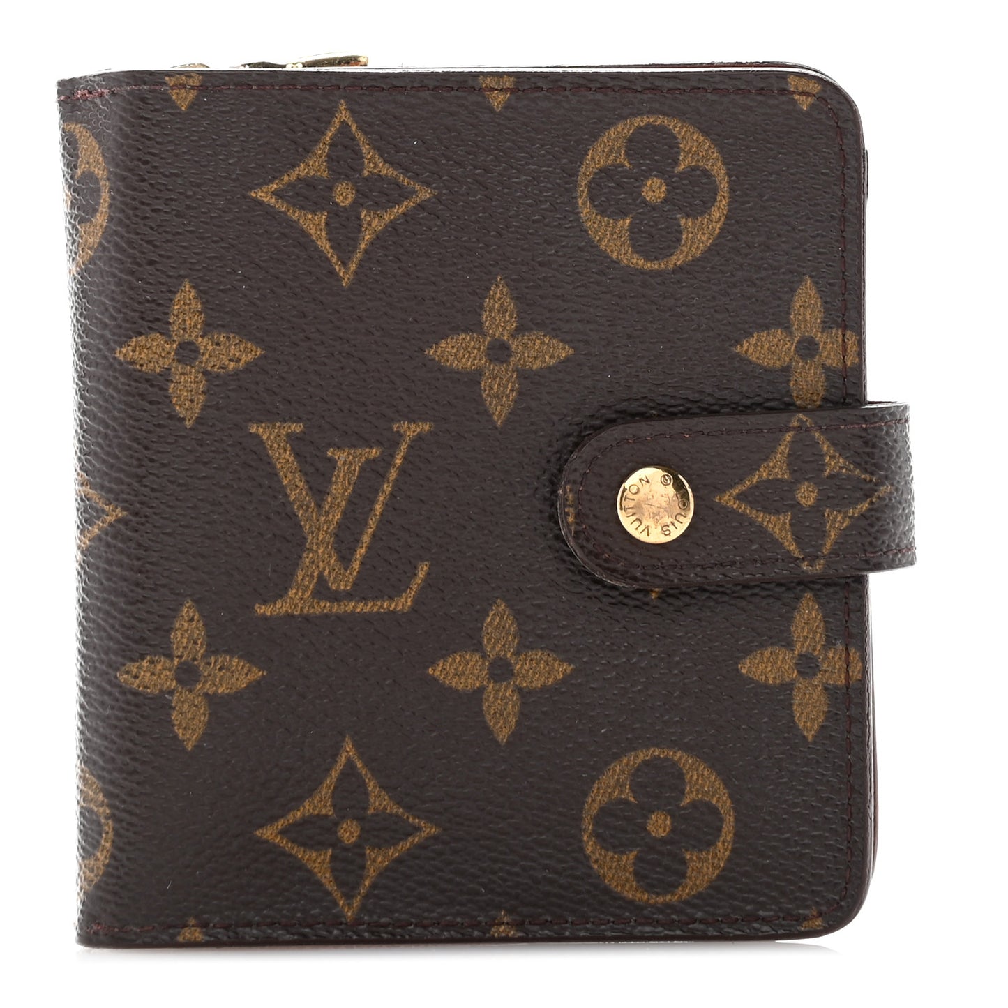 Monogram Compact Zippe Zipped Wallet