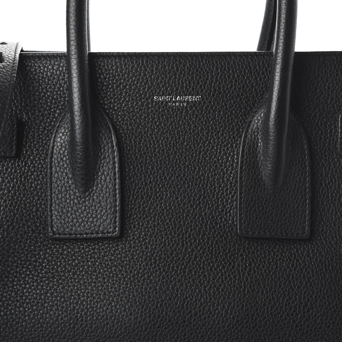 Grained Calfskin Small Supple Sac De Jour Black