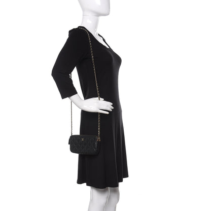 Chanel Caviar Quilted Small Clutch With Chain Black 2 of 12