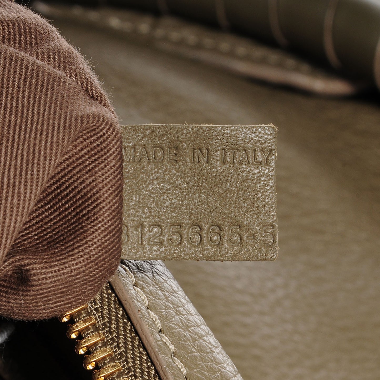 Calfskin Large Marcie Satchel Clover