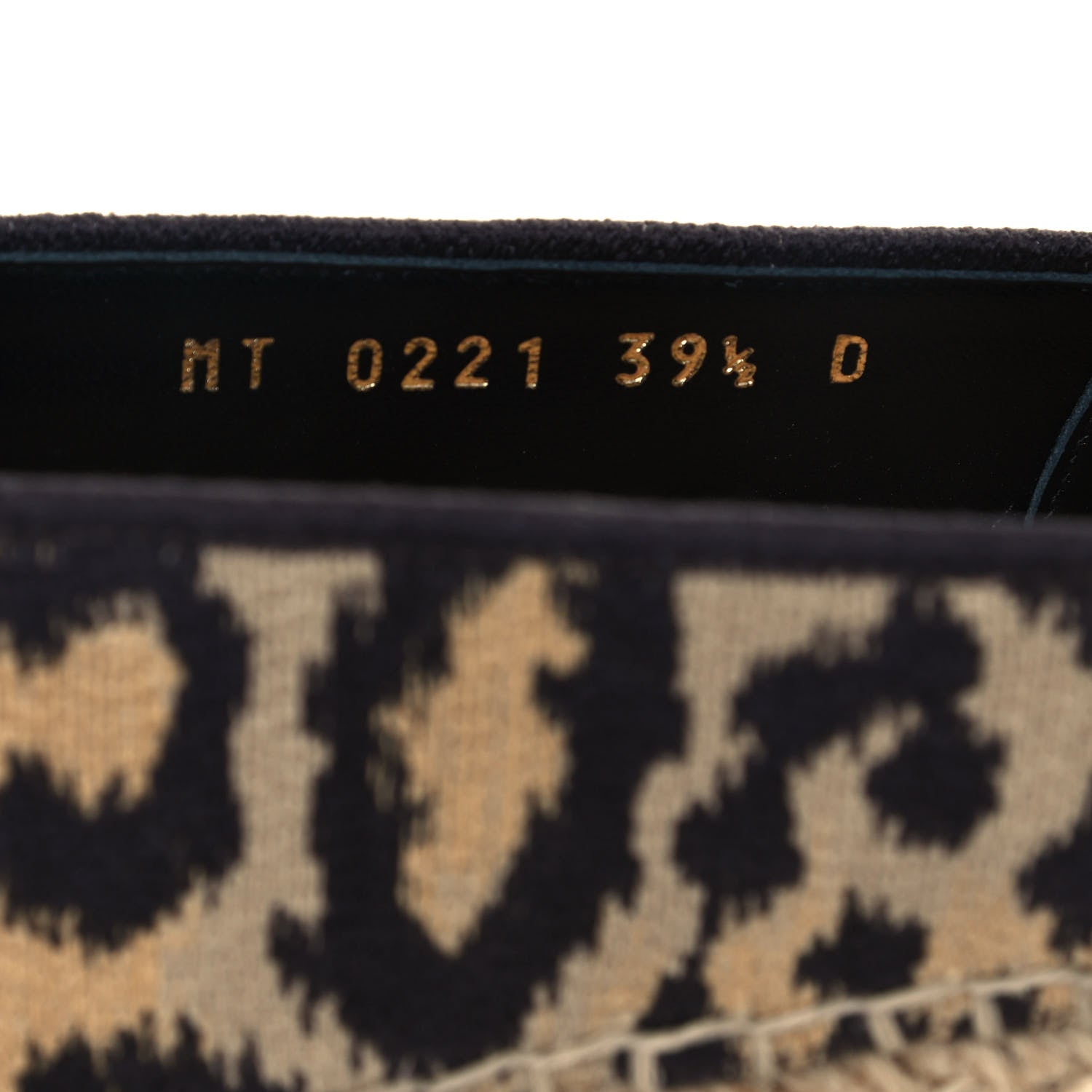 Christian Dior Cotton Embroidered Leopard Print Granville Espadrille 39.5 Natural 8 of 9