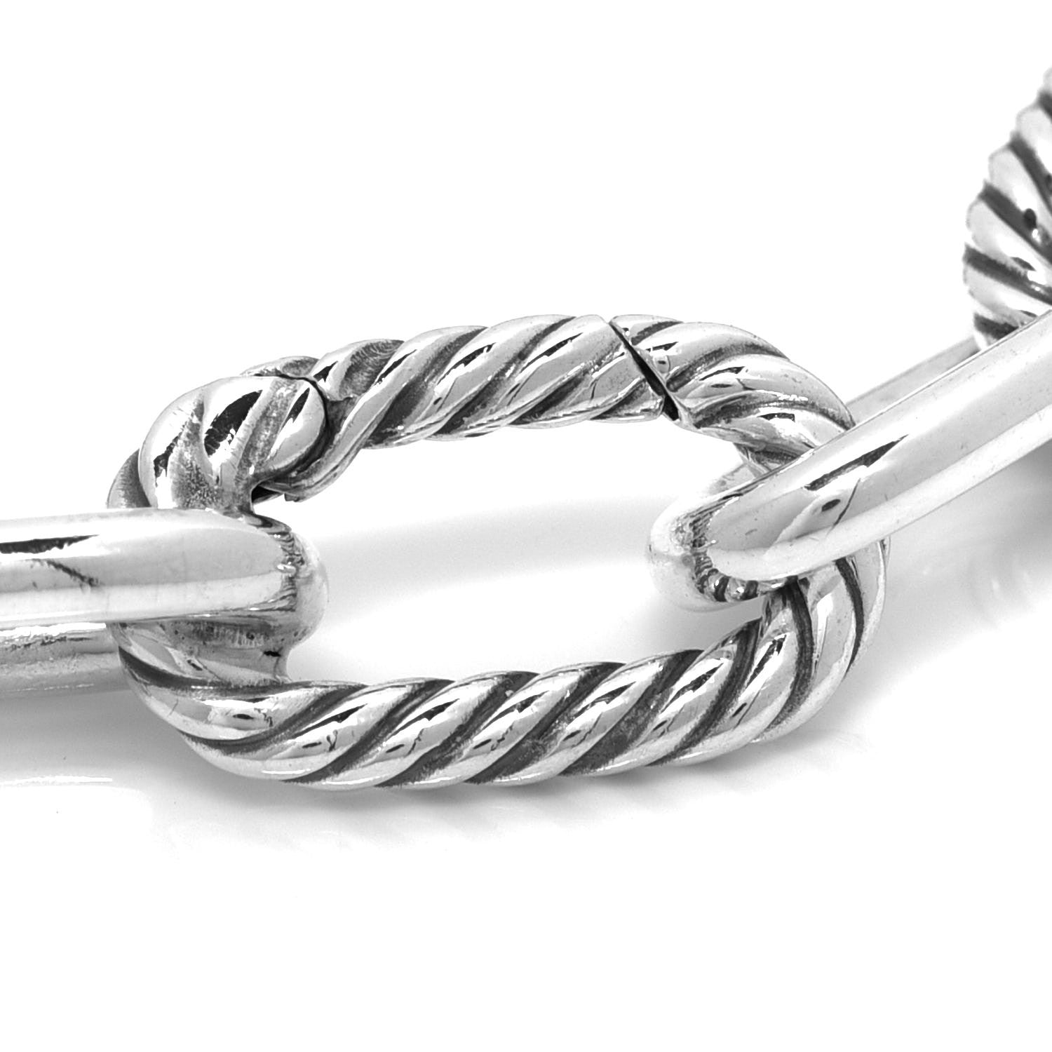 David Yurman Sterling Silver 11mm Madison Chain Bracelet 4 of 5