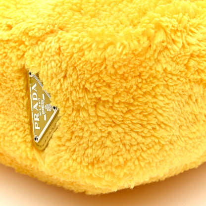 Prada Terry Cloth Mini Re-Edition 2000 Bag Giallo Black 7 of 8