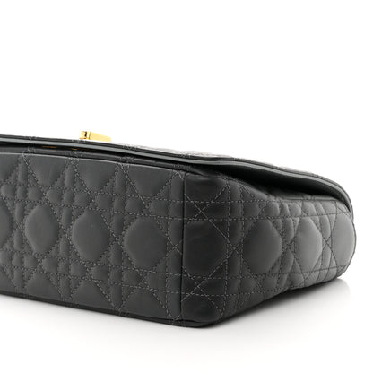Christian Dior Lambskin Cannage Medium Caro Bag Grey Stone 9 of 9