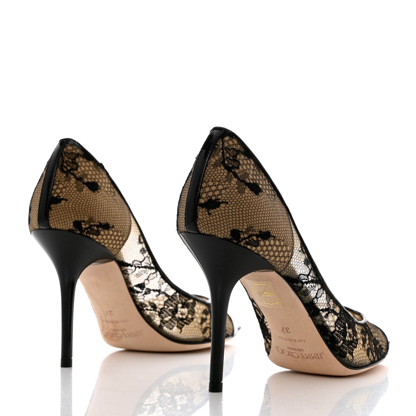 Patent Lace Alias Pumps 37 Black