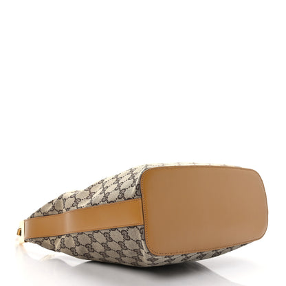 Gucci Monogram GG Clasp Hobo Tan 4 of 9