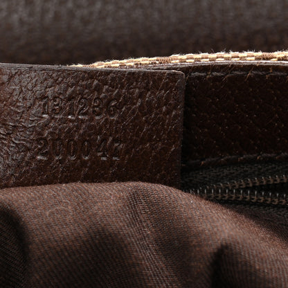 Gucci Monogram Waist Pouch Bag Dark Brown 7 of 10