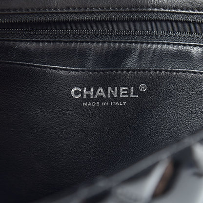 Chanel Patent Quilted Jumbo Single Flap Black 6 of 15
