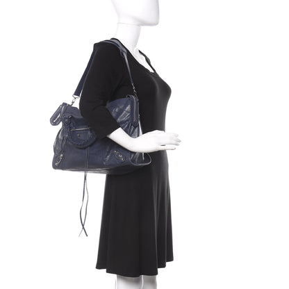 Balenciaga Agneau Classic Silver Hardware City Gris Chartreux 2 of 11