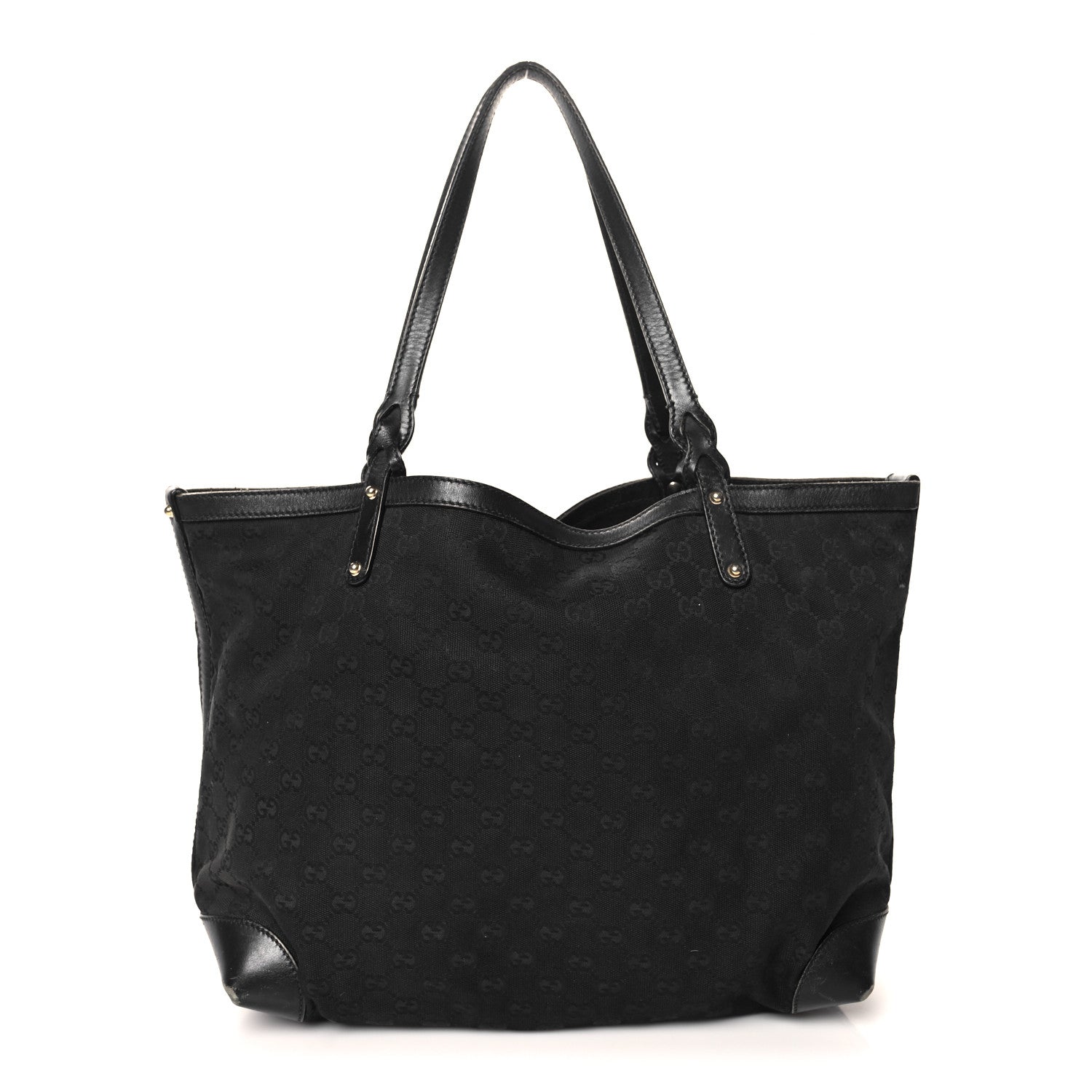 Gucci Monogram Medium Craft Tote Black 1 of 16