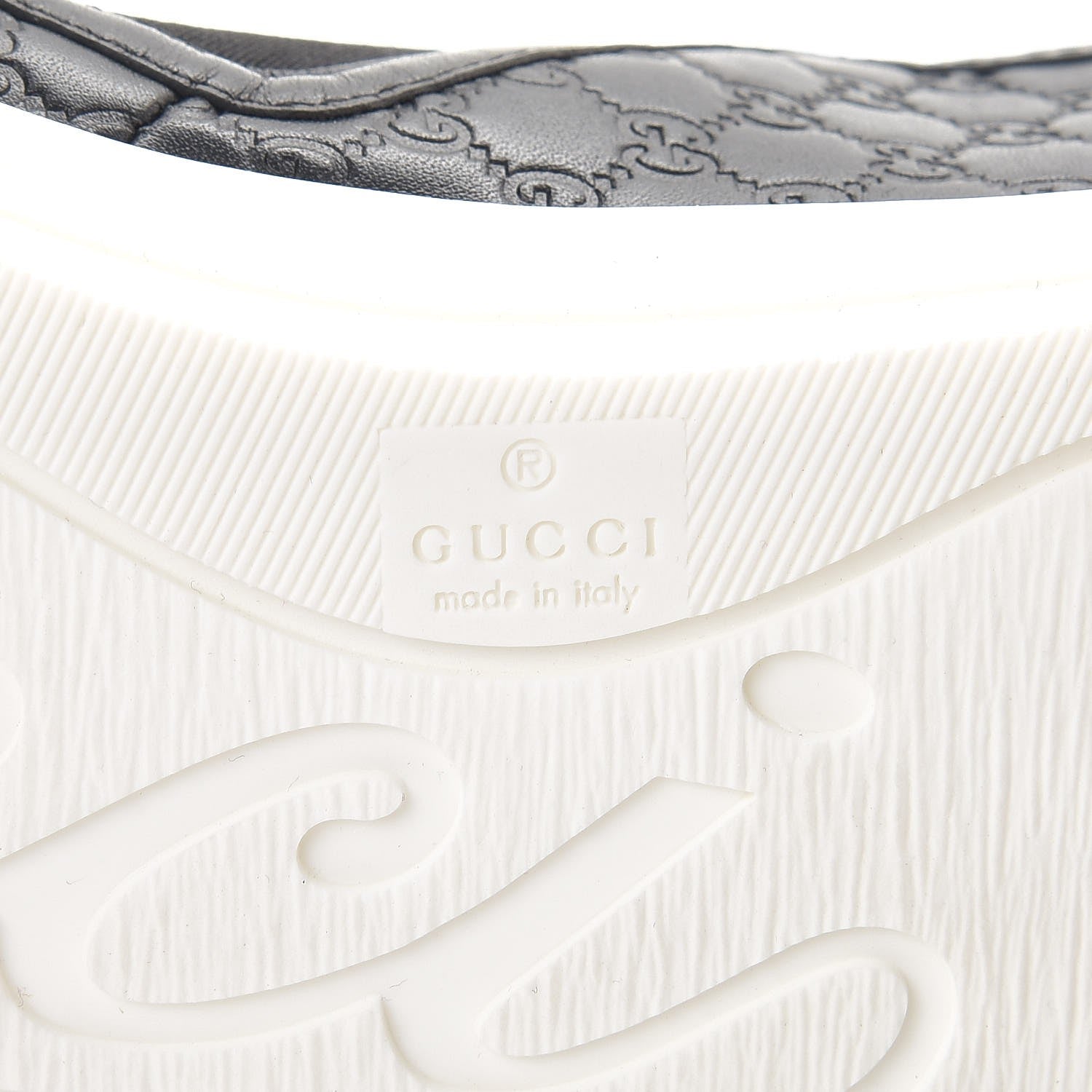 Gucci Microguccissima Slip On Sneakers 38.5 Black 6 of 11