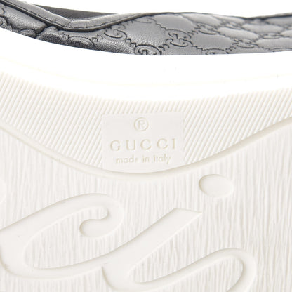 Gucci Microguccissima Slip On Sneakers 38.5 Black 6 of 11