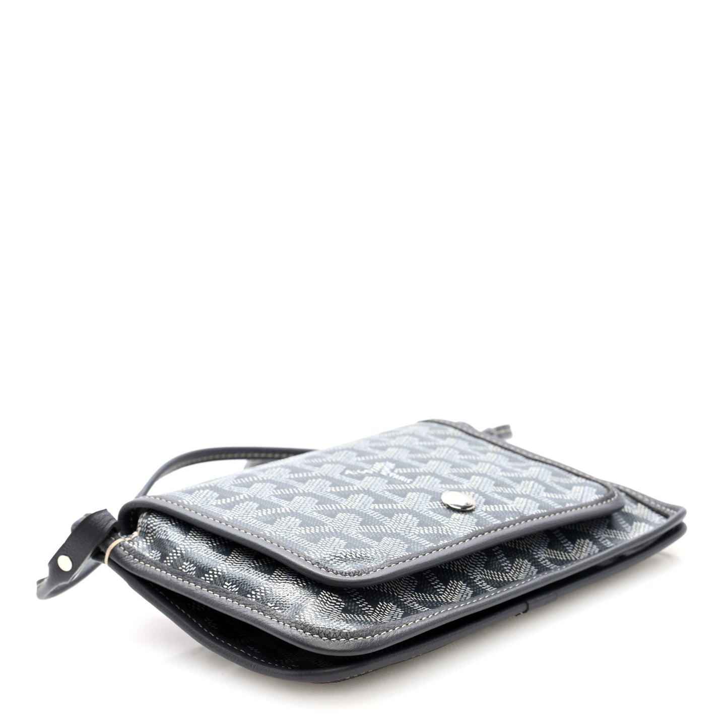 Goyardine Plumet Wallet Clutch Grey