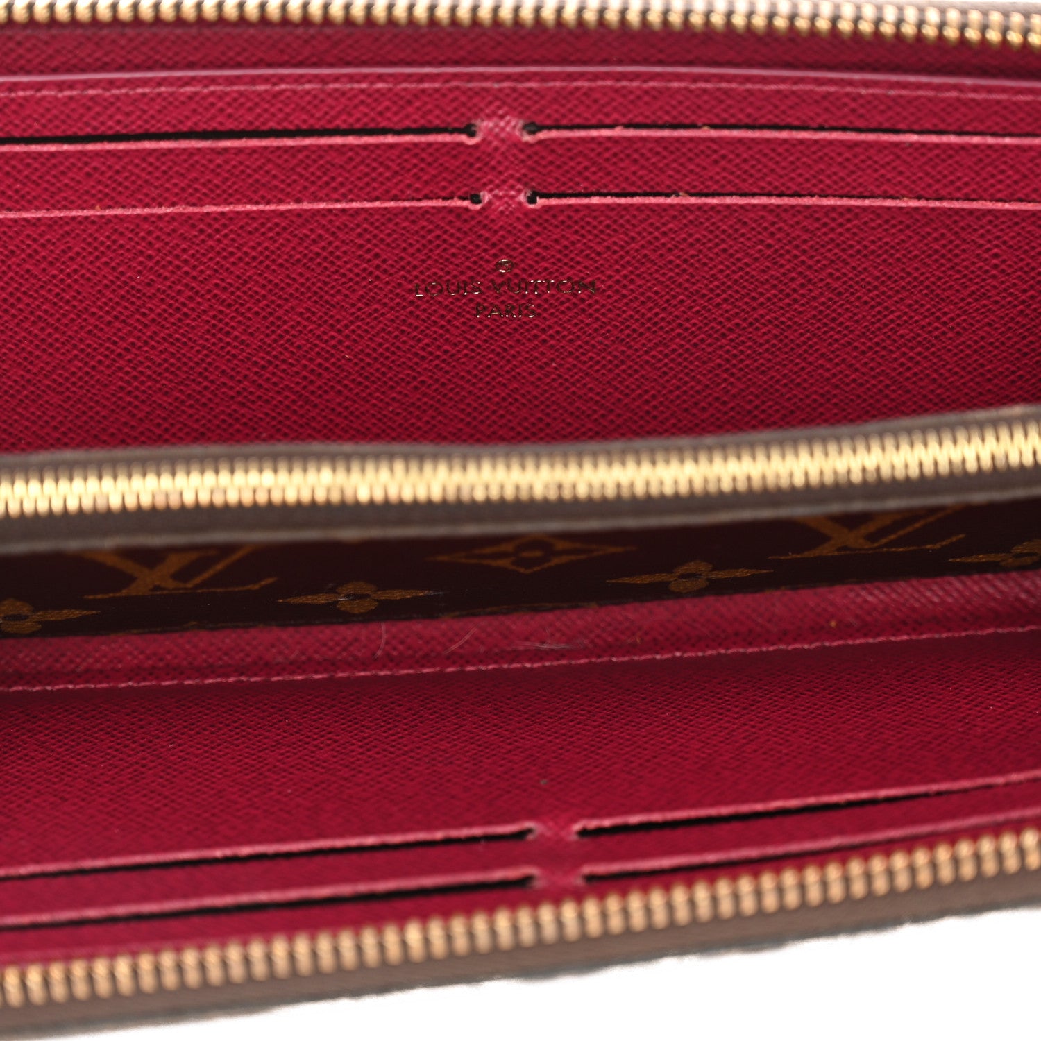Louis Vuitton Monogram Clemence Wallet Fuchsia 5 of 9