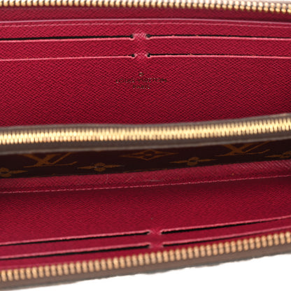 Louis Vuitton Monogram Clemence Wallet Fuchsia 5 of 9