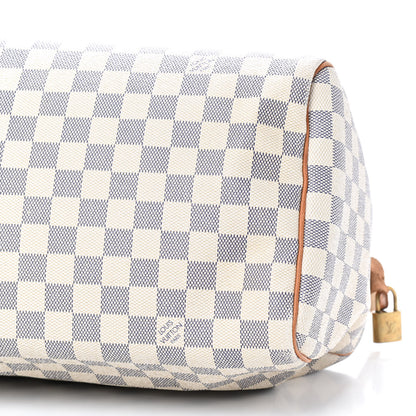 Louis Vuitton Damier Azur Speedy 30 10 of 17